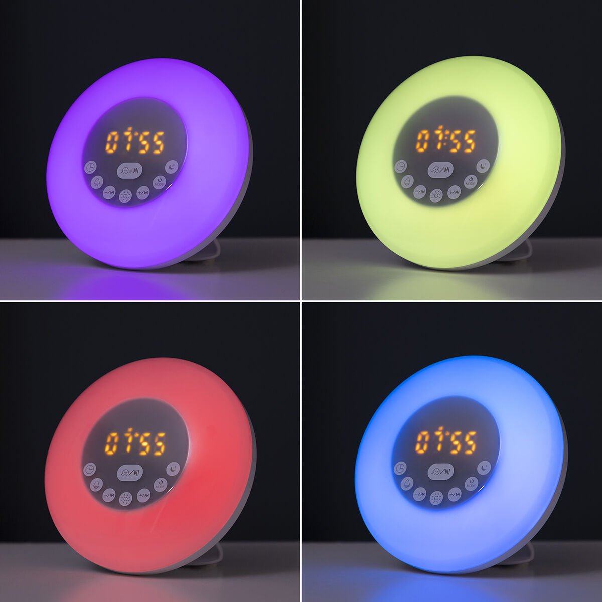 InnovaGoods Sunrise Alarm Clock with Speaker