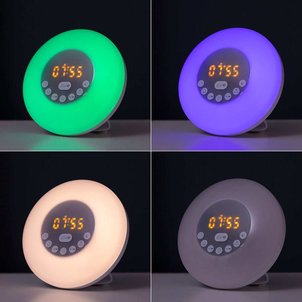 InnovaGoods Sunrise Alarm Clock with Speaker