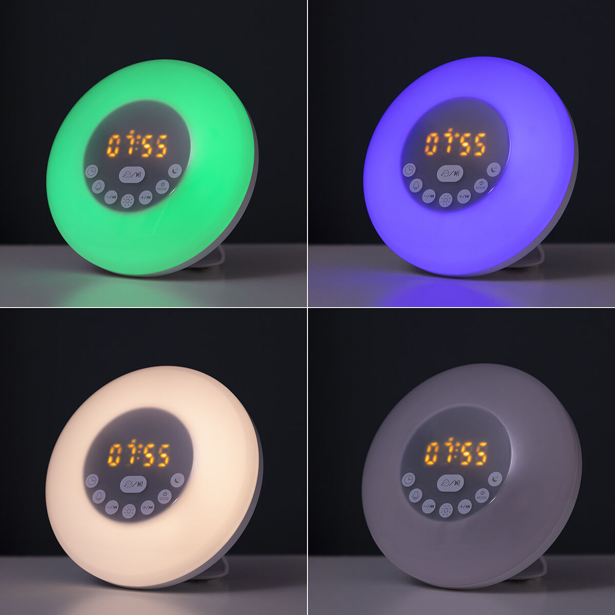 InnovaGoods Sunrise Alarm Clock with Speaker