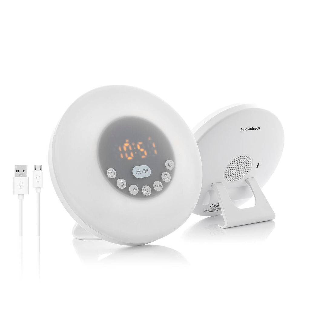 InnovaGoods Sunrise Alarm Clock with Speaker