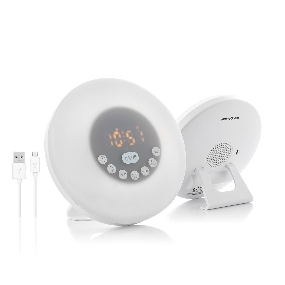 InnovaGoods Sunrise Alarm Clock with Speaker