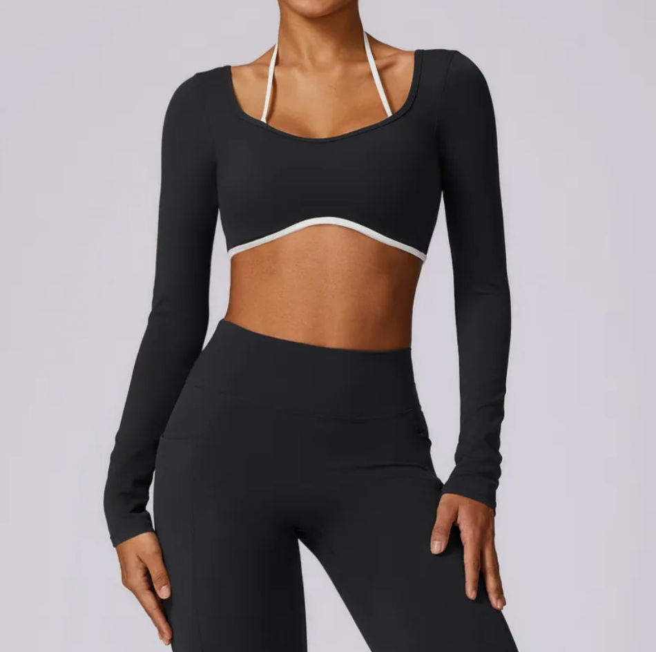 Women Yoga Workout Top