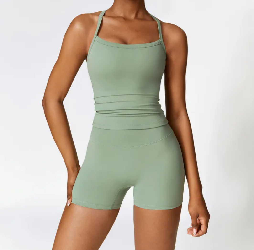 Women Brushed Fit Yoga Set