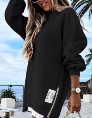 Women Winter Sweatshirt Dress