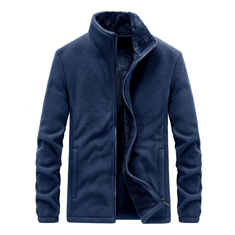 Men Thick Polar Fleece Jacket