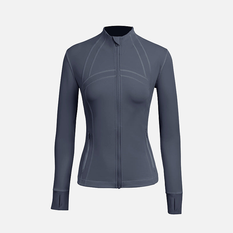 Women's Long Sleeve Zip Top Yoga Jacket