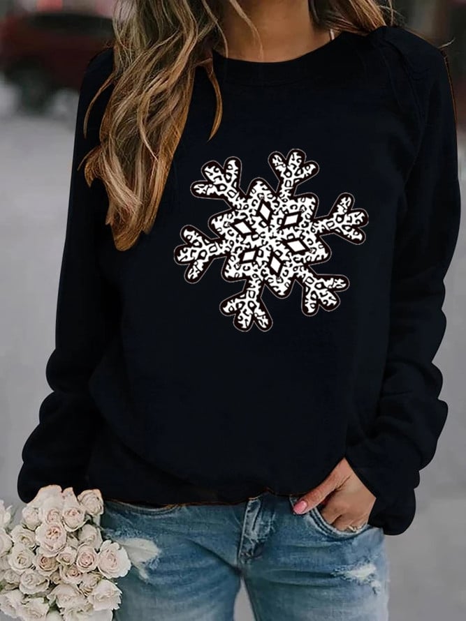 Christmas Creative Printed Sweatshirt