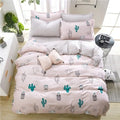 Aloe Cotton 4-Piece Bedding Set with Duvet Cover