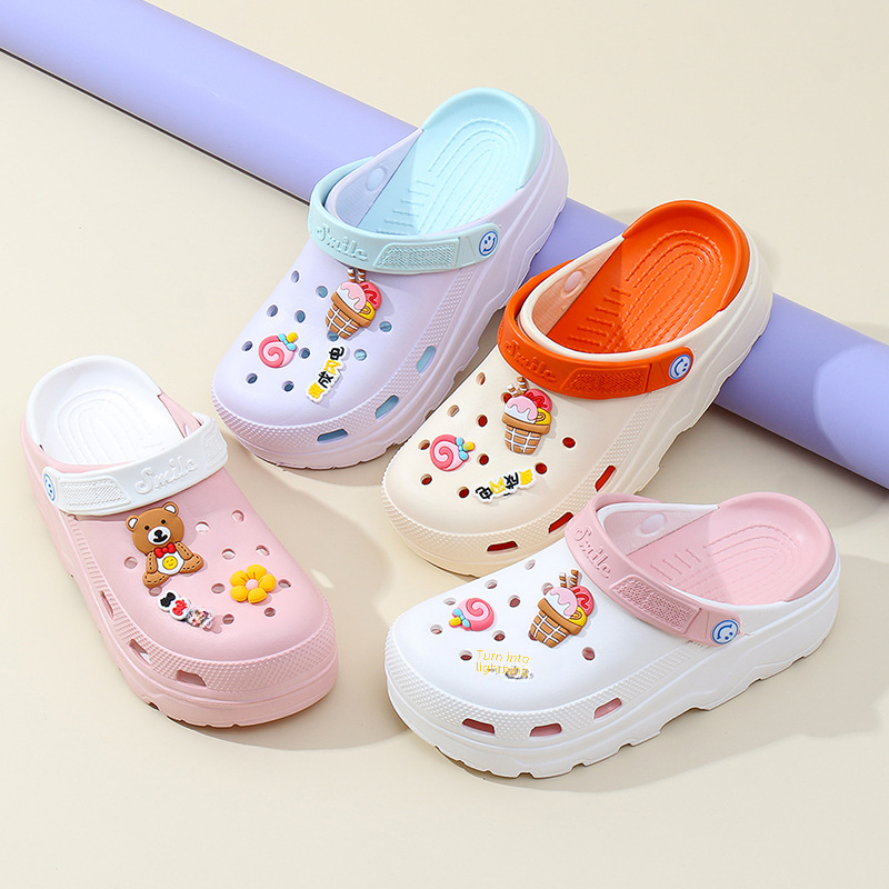 Women's Cute Muffin Cartoon Platform Sandals