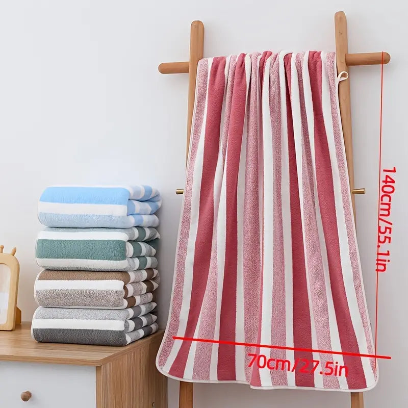 2-PieceStriped Towel Set