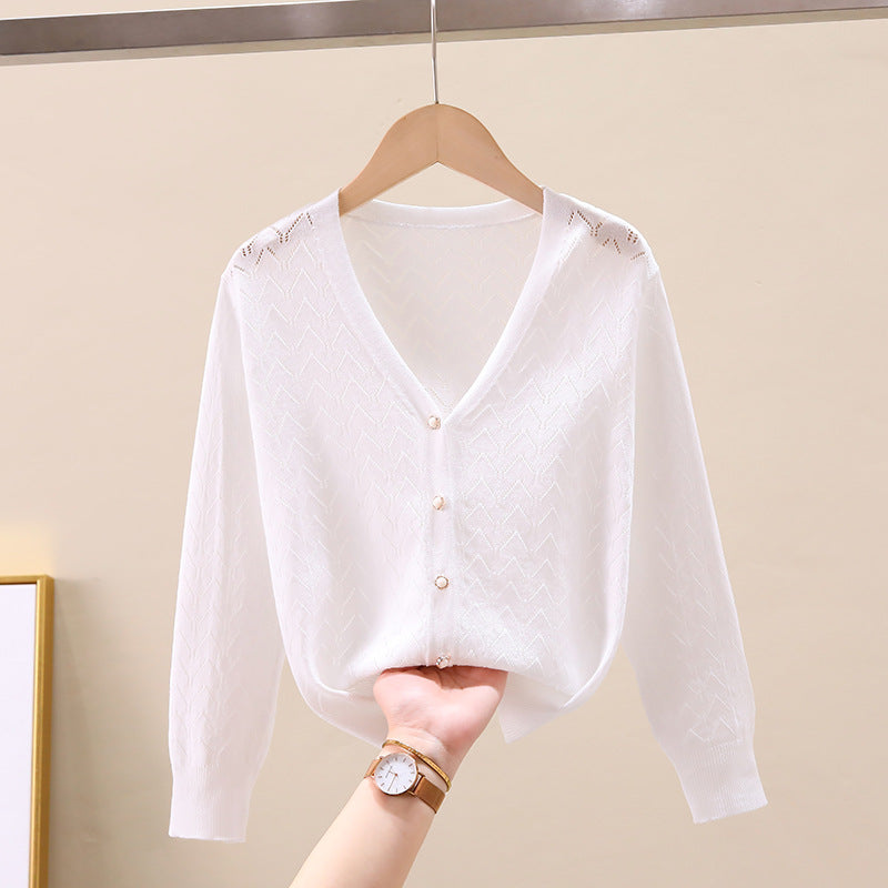 Children's Thin Knitted Cardigan