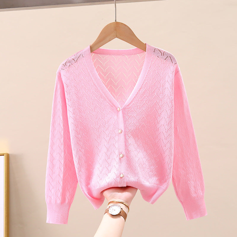 Children's Thin Knitted Cardigan
