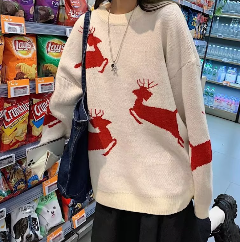 Christmas Loose Knit Sweater