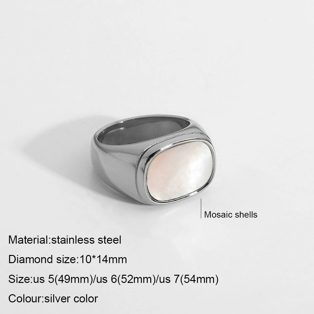 St-Delan Fashion Ring 316L Stainless Steel Ring Anillo Ringen Mujer Women Rings Bague Couple Matching Jewlery Fashion Gifts