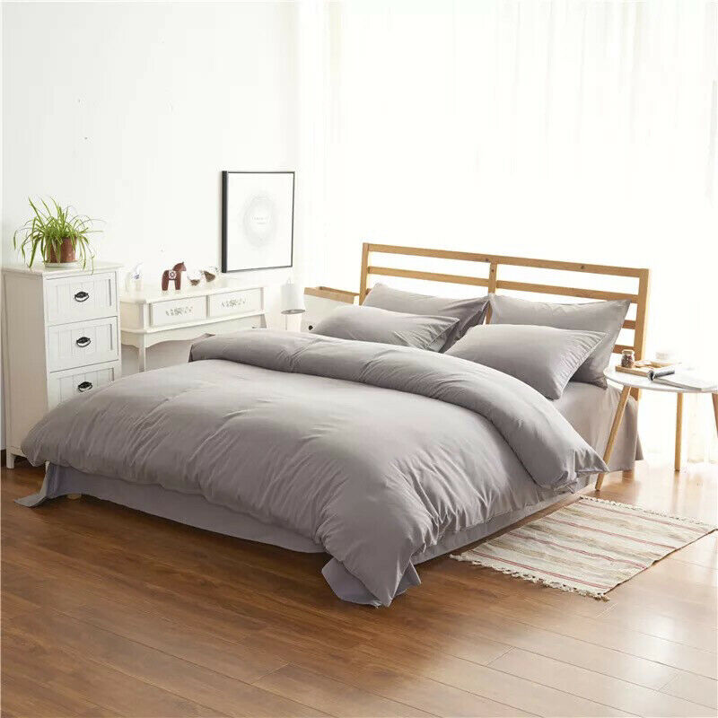 4-Piece Cotton Duvet Cover Bedding Set