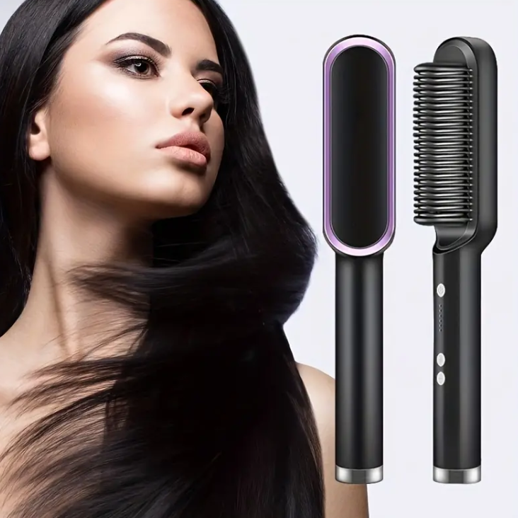 Straightening and Curling Hair Comb