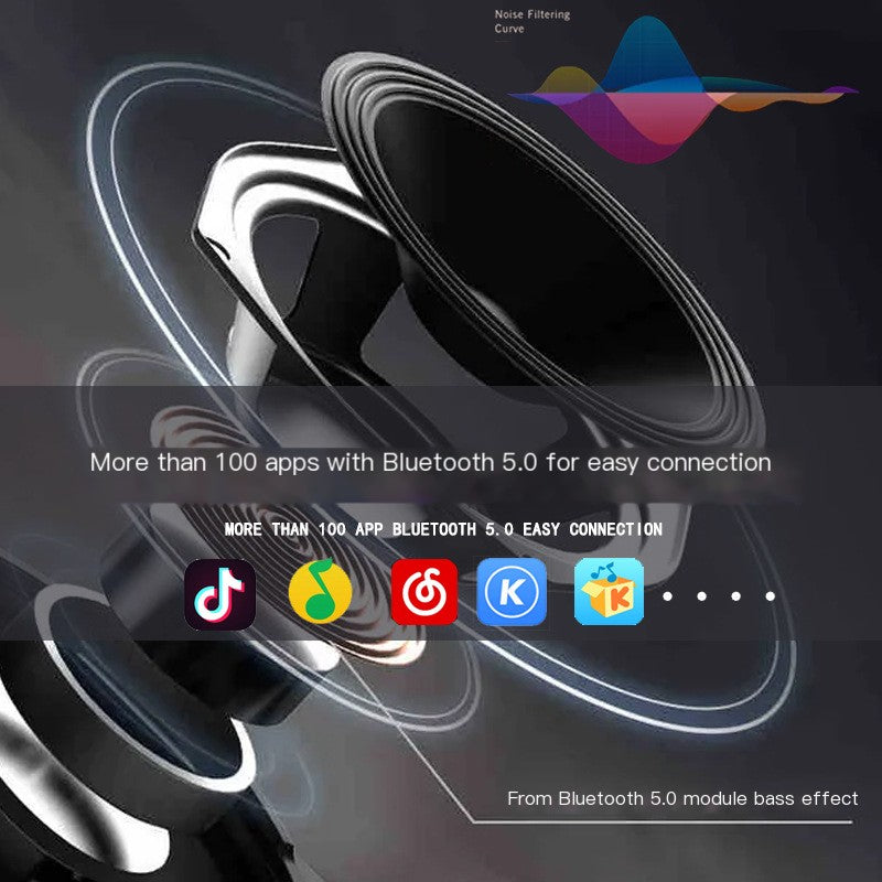 Rabbit Moon Lamp Bluetooth Speaker with Colorful Lights