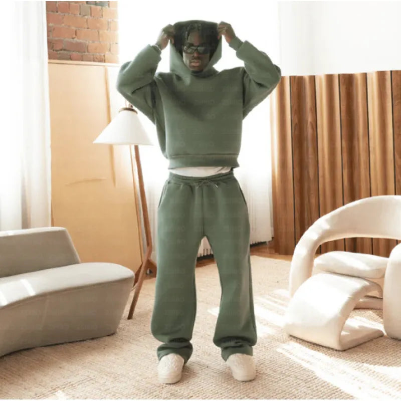 Mens Hoodie & Sweatpants Set