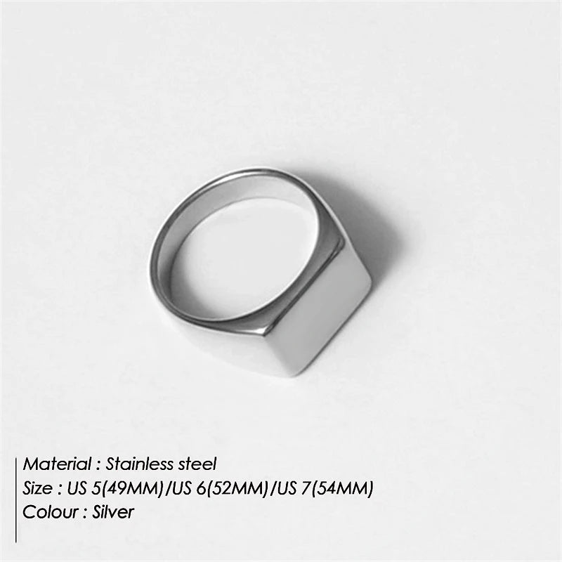 St-Delan Fashion Ring 316L Stainless Steel Ring Anillo Ringen Mujer Women Rings Bague Couple Matching Jewlery Fashion Gifts