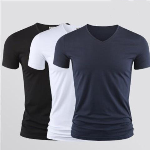 Men Solid Color T-Shirt