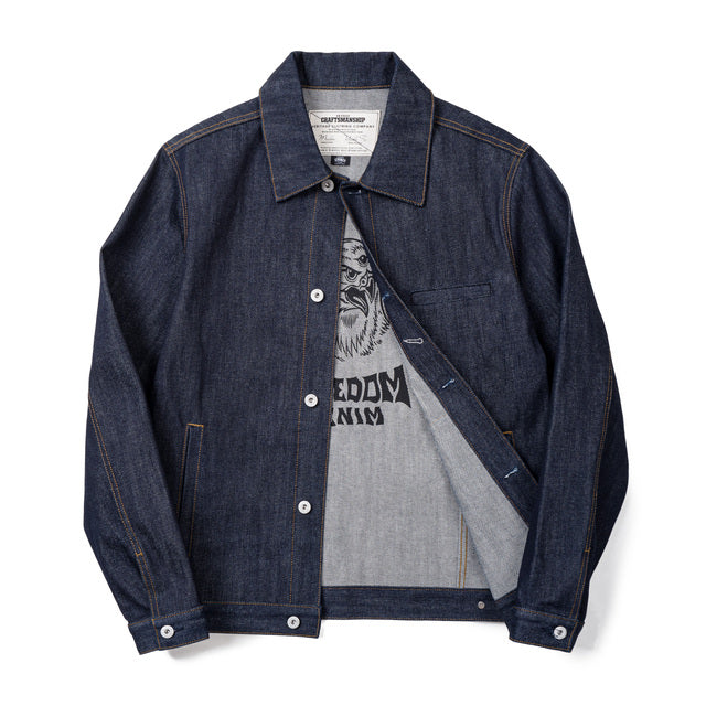 Men Vintage American Denim Jacket