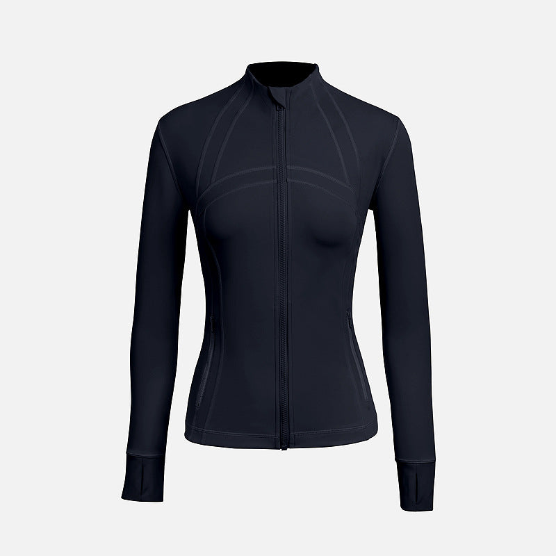 Women's Long Sleeve Zip Top Yoga Jacket