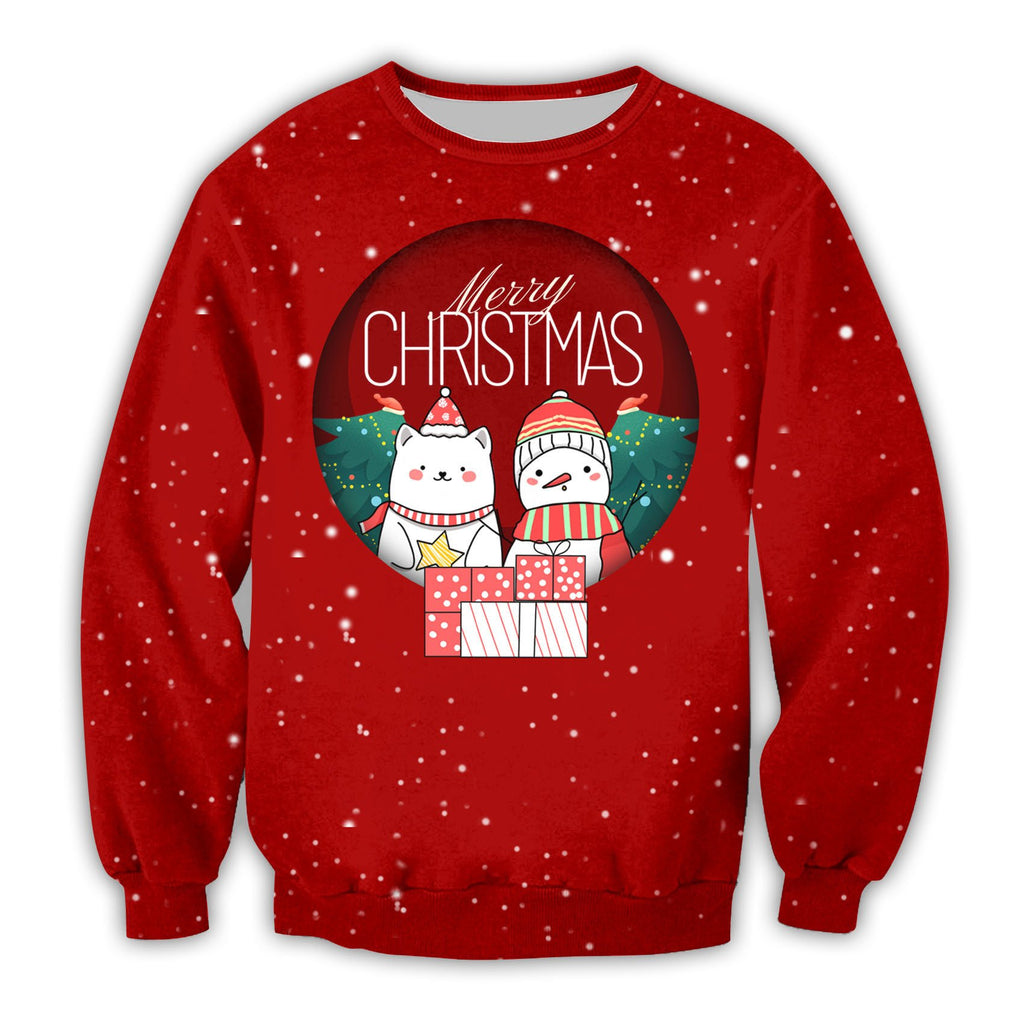 3D Digital Printed Christmas Hoodie