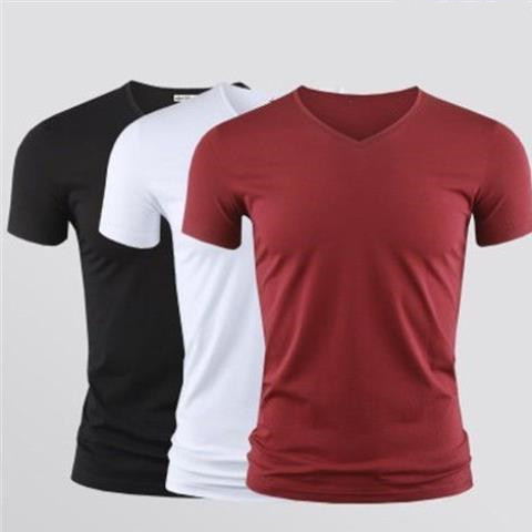 Men Solid Color T-Shirt