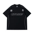 Men Oversized Reflective Strip T-Shirt