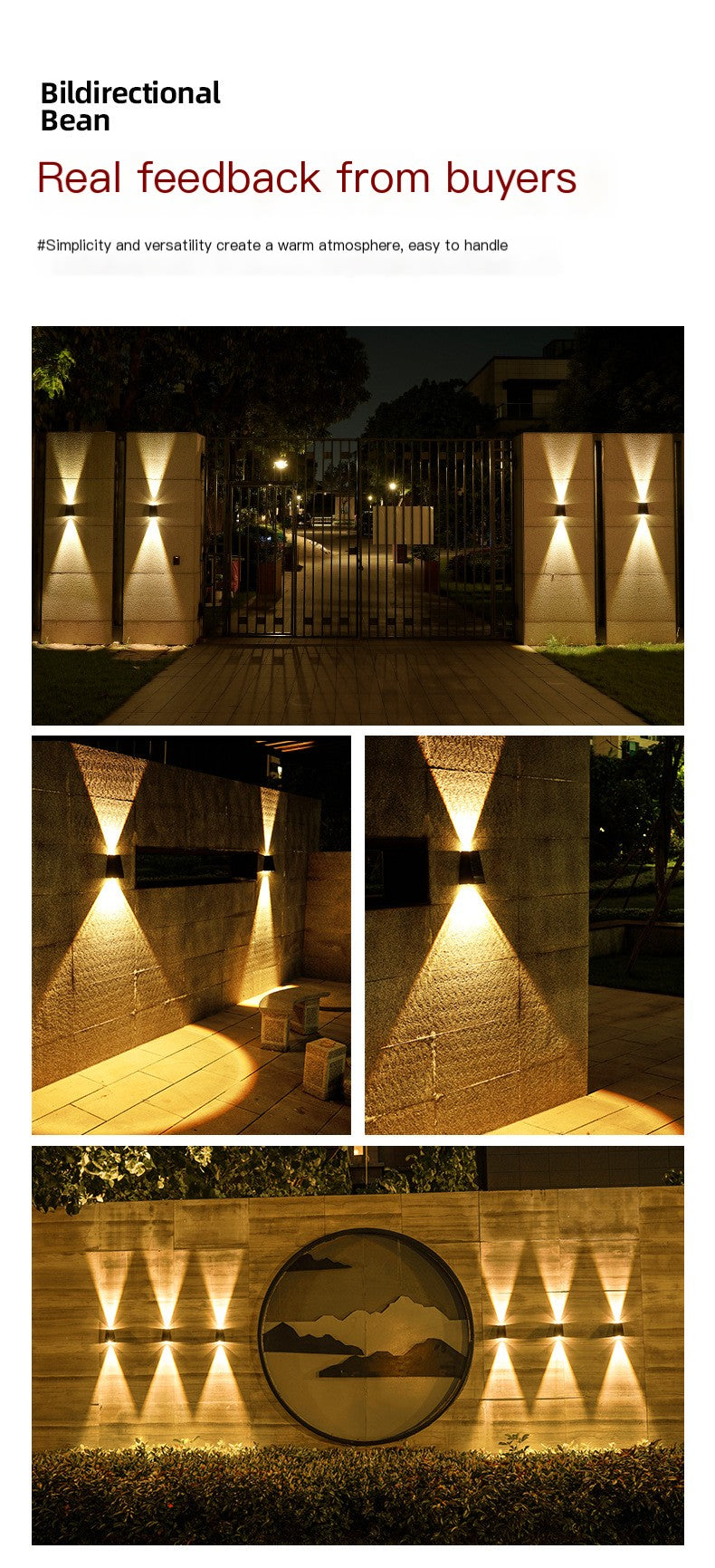 Solar Outdoor Wall Light