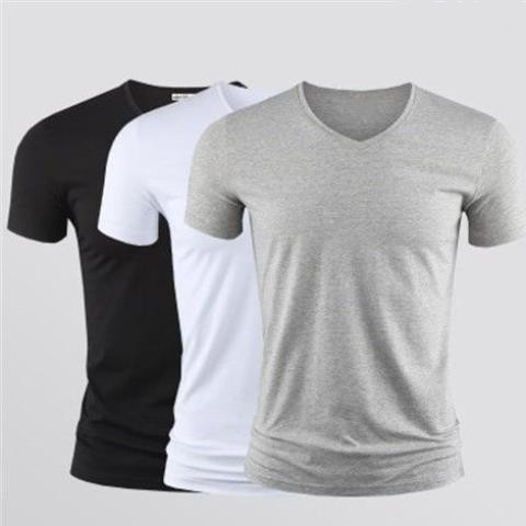 Men Solid Color T-Shirt