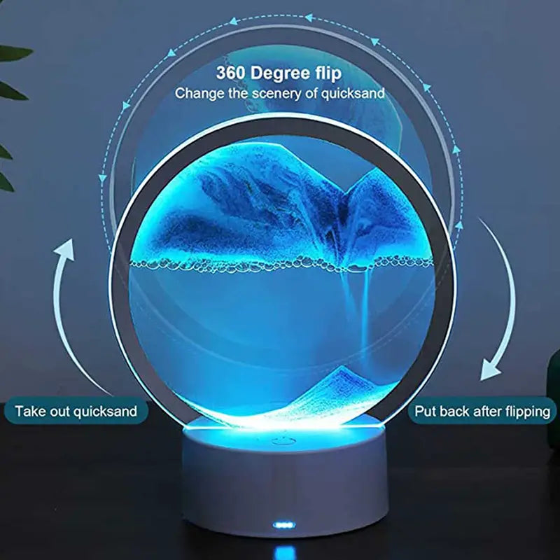 LED Sandscape Table Lamp
