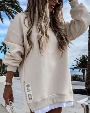 Women Winter Sweatshirt Dress