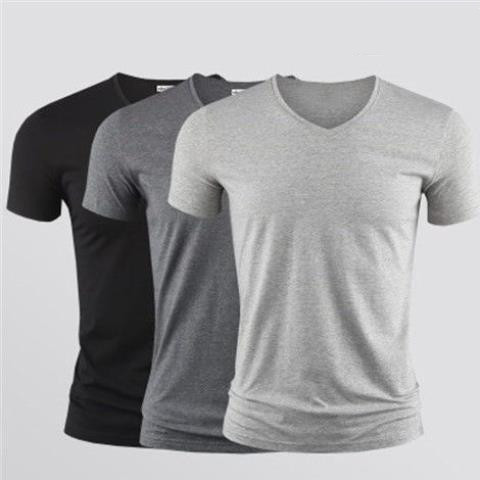 Men Solid Color T-Shirt