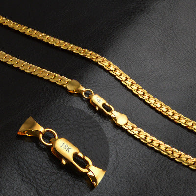 Gold-Plated Necklace 5MM