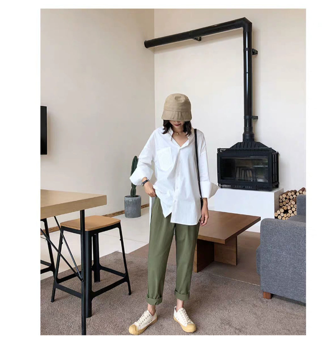 Plus Size Fashion Casual Irregular Blouse