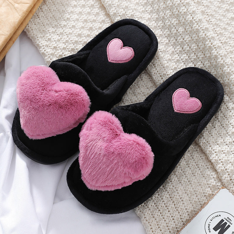 Fluffy Love Slippers