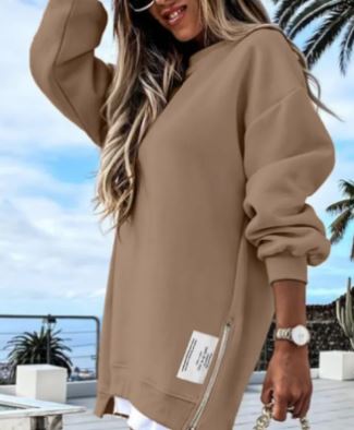 Women Winter Sweatshirt Dress