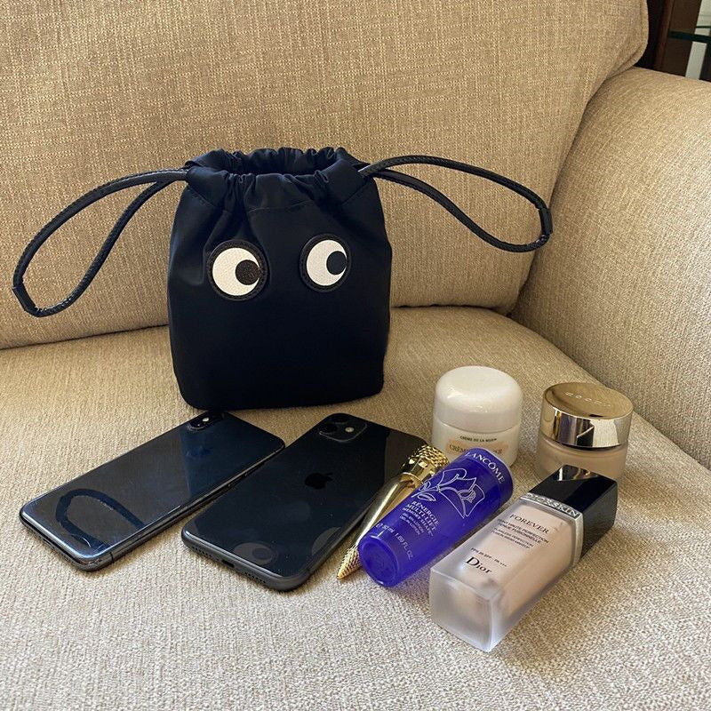 Lightweight Nylon Drawstring Cosmetic Storage Bag