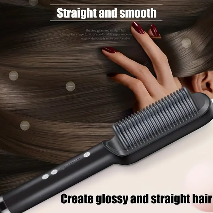 Straightening and Curling Hair Comb