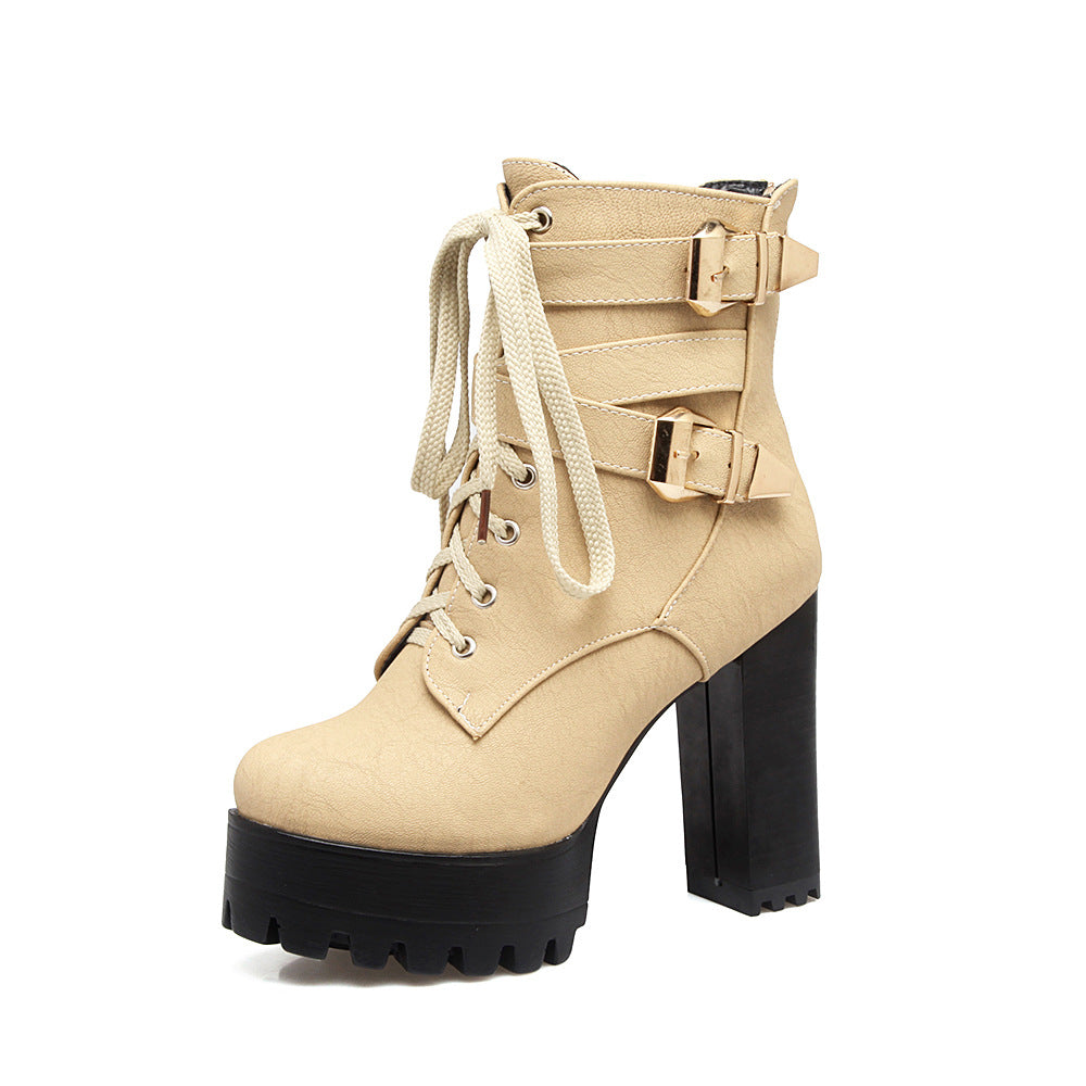 Martin High Heels Boots
