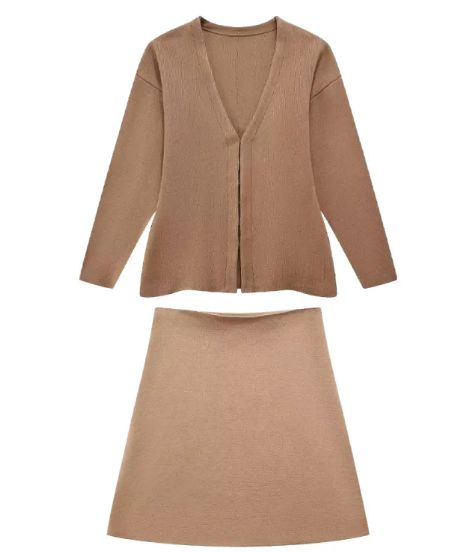 Women Two-Piece knitted Outfit