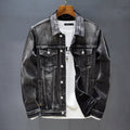 Men Casual Long-Sleeved Denim Jacket