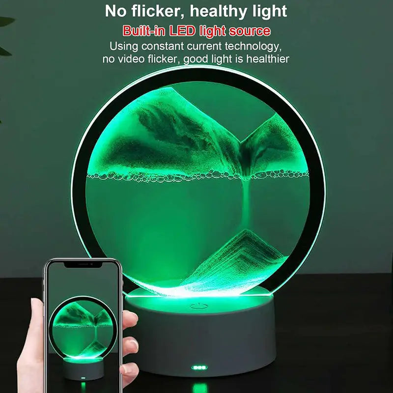 LED Sandscape Table Lamp