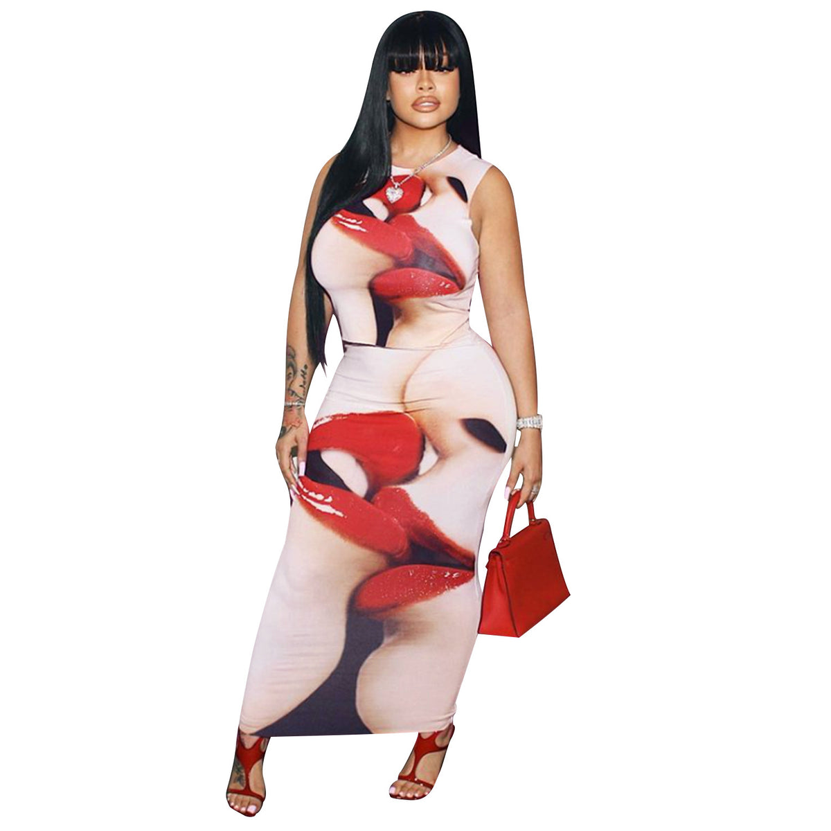 Sexy Print Dress