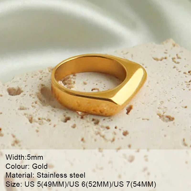 St-Delan Fashion Ring 316L Stainless Steel Ring Anillo Ringen Mujer Women Rings Bague Couple Matching Jewlery Fashion Gifts