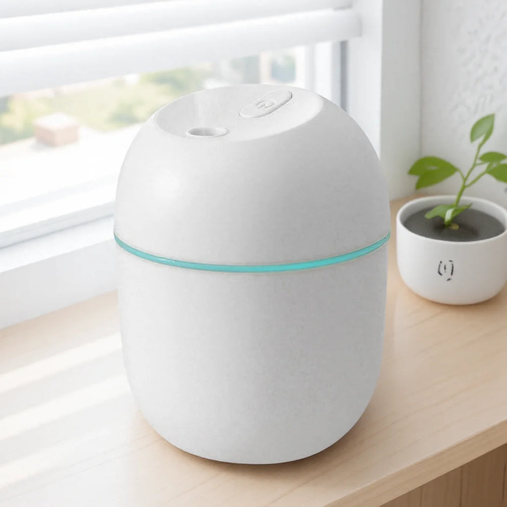 USB Mini Humidifier with LED Light Essential Oil Diffuser Car Air Purifier Aroma Mist Maker 220ML