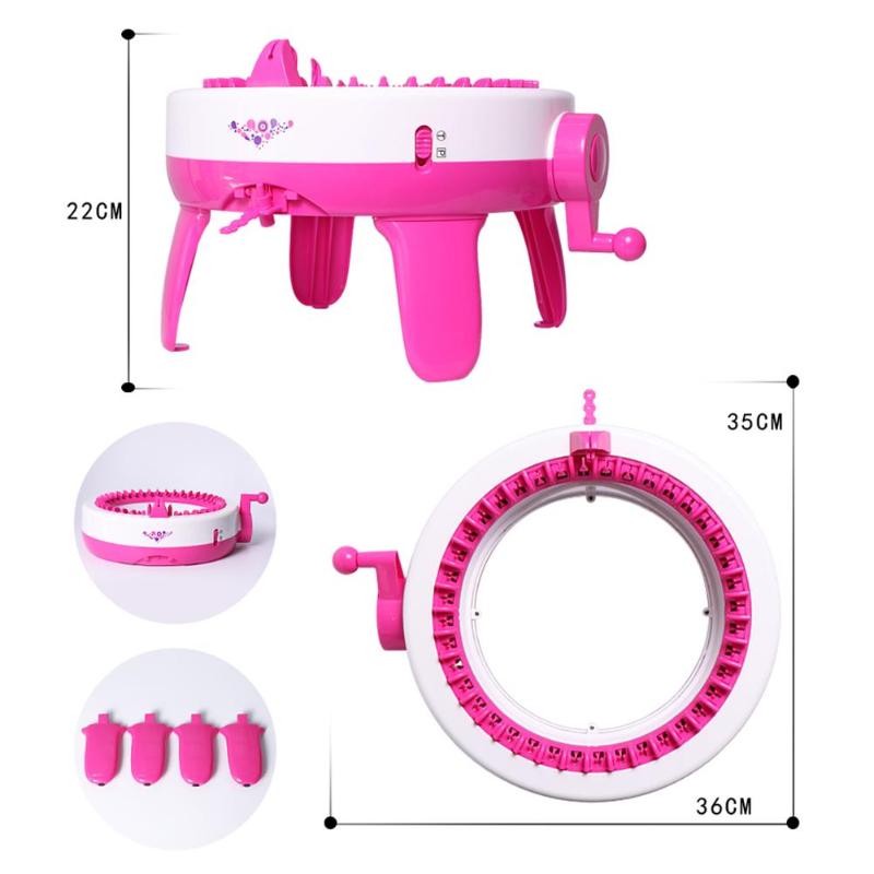 Kids DIY 40 Needle Knitting Machine