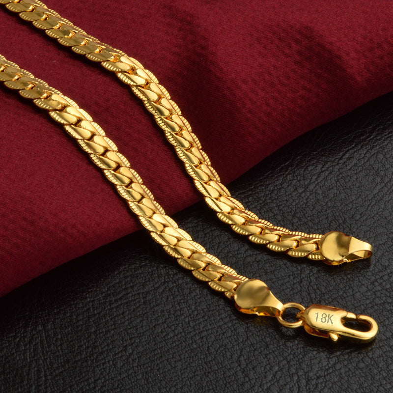 Gold-Plated Necklace 5MM