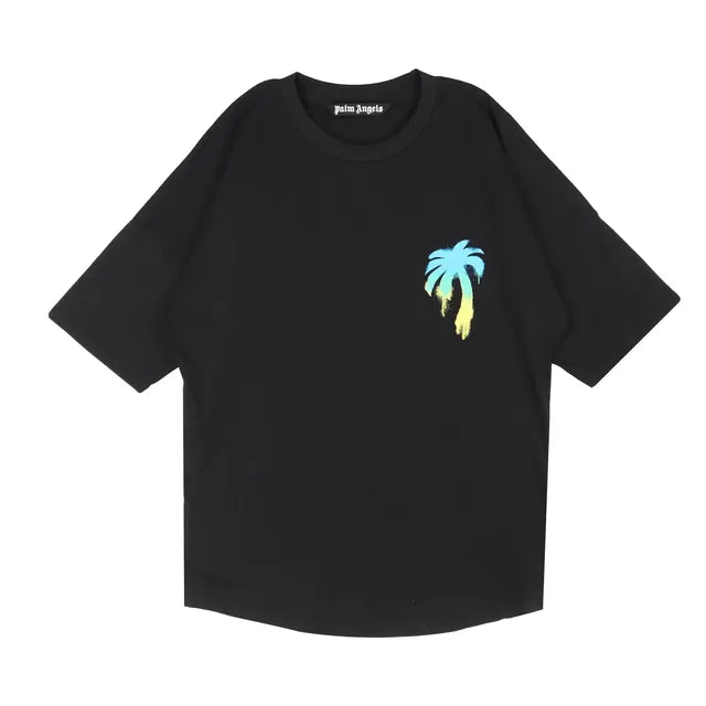 Men and Women Palm Angels Round Neck T-Shirt